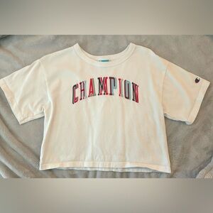 Champion cropped tee.